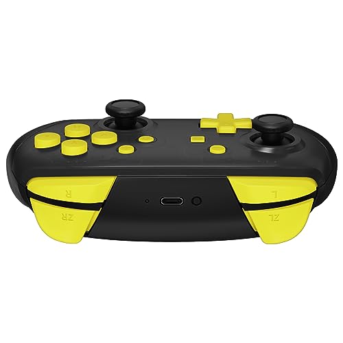 eXtremeRate Sunflower Yellow Repair ABXY D-pad ZR ZL L R Keys for Nintendo Switch Pro Controller, DIY Replacement Full Set Buttons for Nintendo Switch Pro Controller - Controller NOT Included - color: Sunflower Yellow