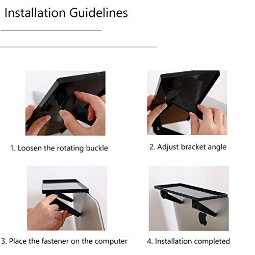 11.5 Inch Adjustable Screen Top Shelf Organizer for TV Computer Monitor Flat Screen, TV Mount Top Shelf Used to Place Soundbar Cable Box Speakers Apple TV Play-Station Camera Frames Remote - size: 11.5