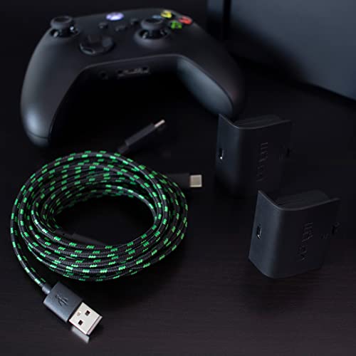 Venom Xbox Controller Rechargeable Battery Twin Pack - Black (Xbox Series X, Xbox Series S) - color: Black