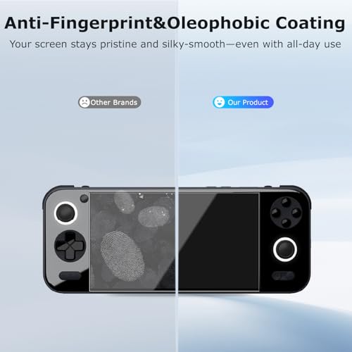 【3Pack】 for AYANEO Pocket S Retro Handheld Game Console Screen Protector – 9H Tempered Glass, Anti-Scratch, HD Clarity, Touch Sensitive, Easy Installation, Anti-Fingerprint, Bubble-Free