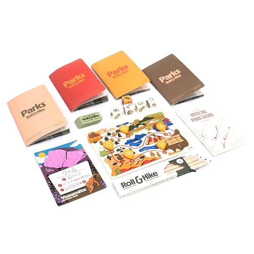 Keymaster Games - Parks Roll & Hike - Strategic Dice Game for 1-4 Players - Explore US National Parks - Fun, Fast & Travel-Friendly for Family Game Night, Camping, & Adventure Lovers | Ages 10+