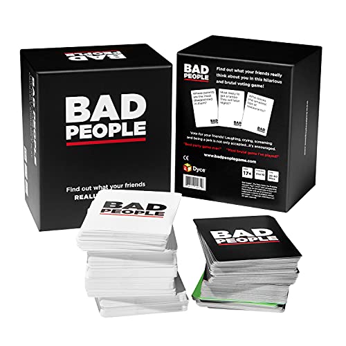 BAD PEOPLE Party Game – Hilarious Adult Card Game for Friends & Game Night | Funny Conversation & Icebreaker Board Game for Parties, Pregames, Social Gatherings & Fun Gift Ideas