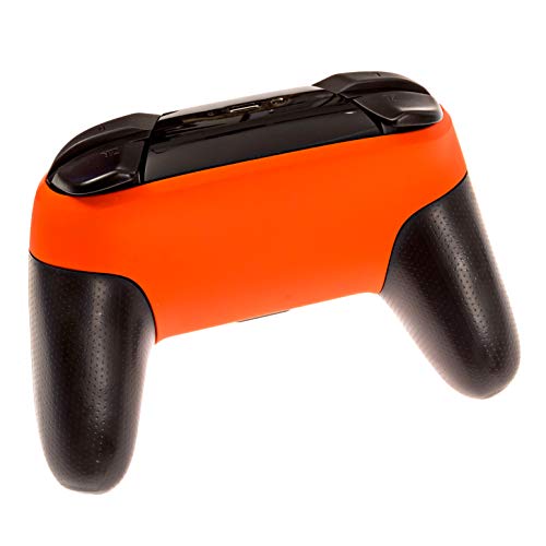 Custom Soft Touch Wireless Pro Controller for Nintendo Switch - Soft Touch Feel, Added Grip, Neon Orange Color - Compatible with Nintendo Switch, Switch 2, Switch Lite