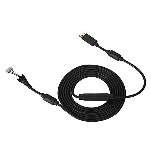 8.2FT USB 5Pin Gamepad Cable Replacement Wire with Breakaway Adapter for 360, Replacement Cable for 360 Controller USB Cable for 360 (Black) - color: Black