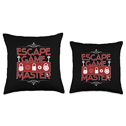 Escape Game Master - for Exit Room professionals Throw Pillow - size: 16x16
