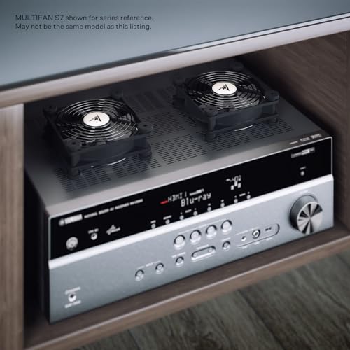 AC Infinity MULTIFAN S3, Quiet 120mm USB Fan, UL-Certified for Receiver DVR PlayStation Xbox Computer Cabinet Cooling - size: S3