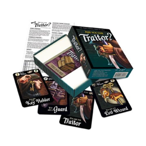Looney Labs are You the Traitor? Card Game - Engaging Party Fun for 4-10 Players