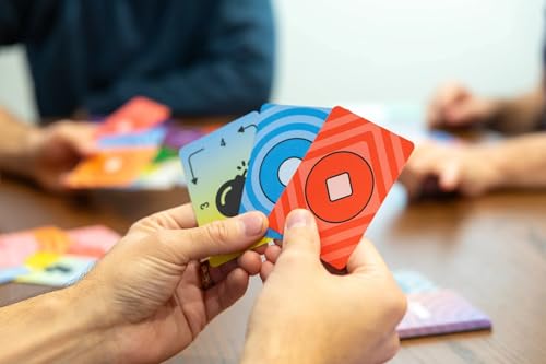 MRBLS Cooperative Match 3 Card Game for 1 to 8 Players, Family Party Game, Accessible Color Matching Strategy, Ages 8+, 15+ Mins