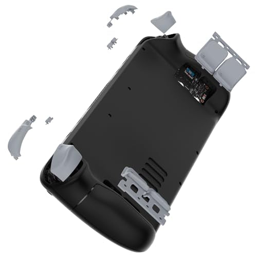 eXtremeRate New Hope Gray Replacement Full Set Buttons for Steam Deck, DIY Custom ABXY D-pad Trackpad Bumpers Triggers Buttons for Steam Deck LCD Handheld Console - Console NOT Included - color: New Hope Gray