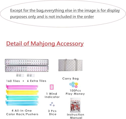 Premium Silver Mah Jongg Carry Bag – Professional Soft Case with Extra Storage