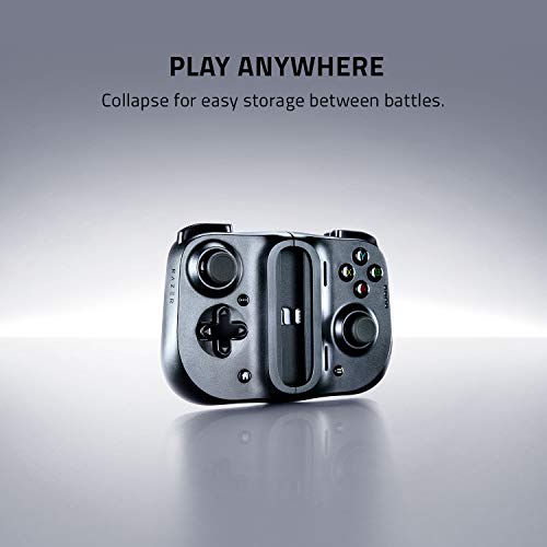 Razer Kishi Mobile Game Controller/Gamepad for iPhone iOS: Works with most iPhones – X, 11, 12, 13, 13 Max - Apple Arcade, Amazon Luna, Google Stadia - Lightning Port Passthrough - MFi Certified - style: For iPhone