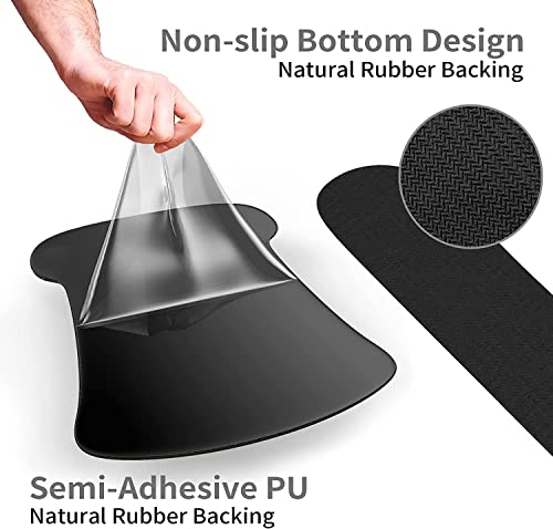 Mouse Pad Wrist Guard and Keyboard Wrist Rest, Ergonomic Wrist Protection Non-Slip Rubber Base Mouse Pad Sunflower and ECG Stethoscope Pattern, Personalized Fashionable Black Office Accessories - color: Jv-mouse Pad-11