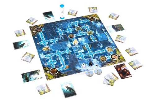 Flow: The Official Cooperative Board Game | Strategy Game for 1–4 Players Ages 8+ | Based on The Award-Winning Animated Film | Family & Solo Play | Survive The Flood, Rescue Allies