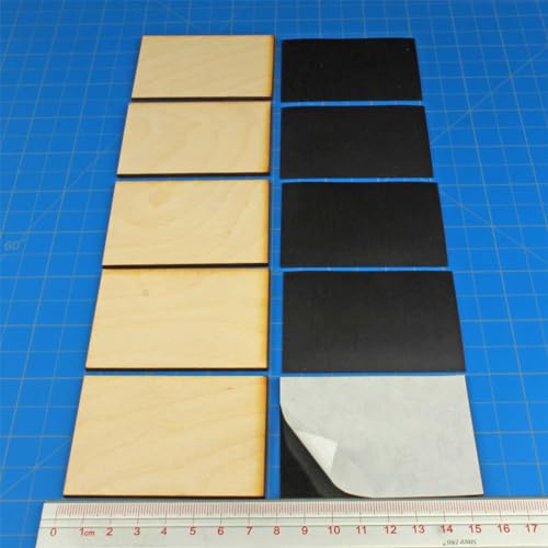 LITKO Ready Base Kit | Compatible with The Old World | 50x75mm Monster | Twenty 3mm plywood bases + magnets | Magnetize minis for storage & steel trays | Infantry - style: 50x75mm Rectangular