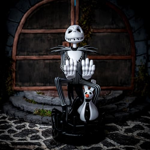 Cableguys The Nightmare Before Christmas Jack Skellington Controller Holder & Phone Stand - Gaming Setup Accessories for Desk and Room, Compatible with Xbox, PlayStation & Most Standard Controllers