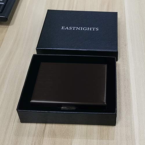 RFID Credit Card Holder Protector Metal Credit Card Wallet Business Card Holder for Men Women Gift Box Package (Black) - color: 01 Black