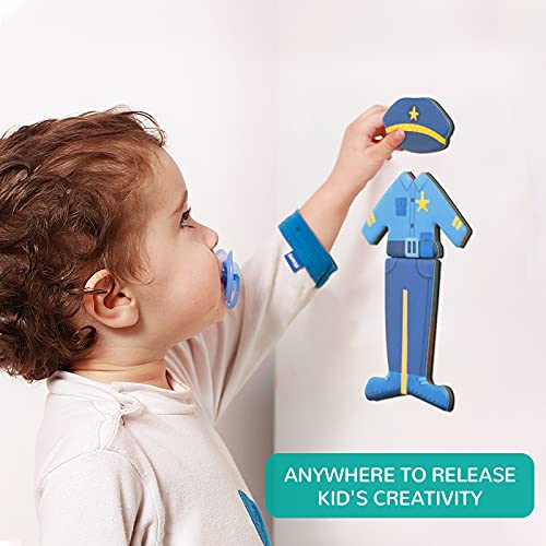 TOI Kid Magnet Toys Magnetic Jigsaw Puzzle for Kids Ages 3-5, Dressing | Portable Travel Puzzle, Toddler Magnetibook with Game Board, Preschool Educational Game, Home School Tabletop Activity Gift - style: Dressing