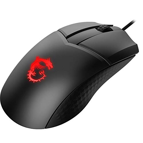MSI Clutch GM41 Lightweight Gaming Mouse, 16,000 DPI, 60M Omron Switches, RGB Mystic Light, 6 Programmable Buttons, PC/Mac - style: Clutch GM41 LIGHTWEIGHT