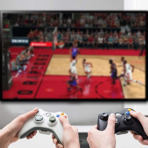 Etpark Wireless Controller for Xbox 360, Xbox 360 Joystick Wireless Game Controller for Xbox 360 & Slim Console and PC Windows XP/7/8/10(Black) - color: Black-wireless