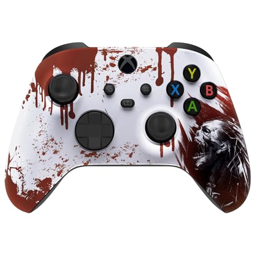 Silent Modz Custom Wireless Controller for Microsoft Xbox Series X|S, Xbox One S|X & PC (Blood Zombie) - color: Blood Zombie