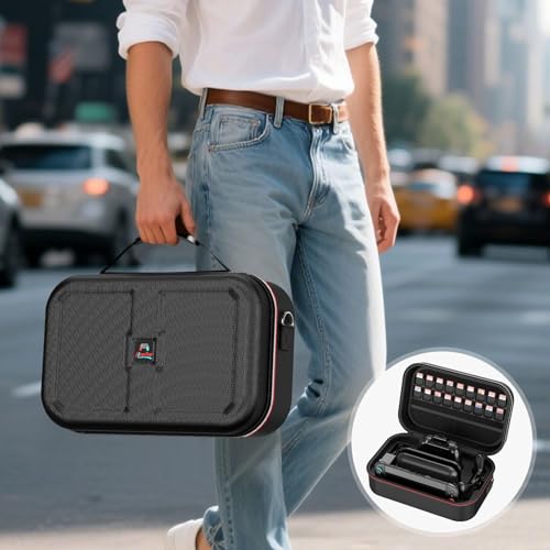 HEYSTOP Accessories Bundle for Nintendo Switch 2, Dockable Protective Case | Tempered Glass Screen Protector, Racing Steering Wheels, Joy Con Controller Grip Covers, Console Gaming Starter Kit