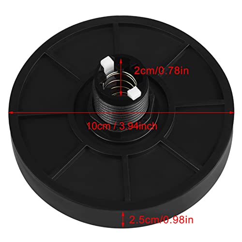 100mm LED Button with Dome Cover, Black Ring, Microswitch for Gaming Console, Red (100#-Green + Three-Legged Switch + LED Light)