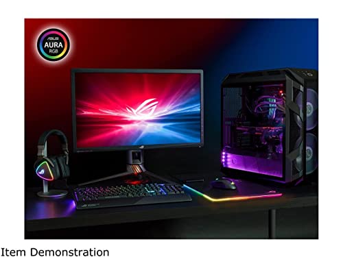 ASUS ROG Balteus RGB Gaming Mouse Pad - USB Port | Aura Sync RGB Lighting | Hard Micro-Textured Gaming-Optimized Surface & Nonslip Rubber Base