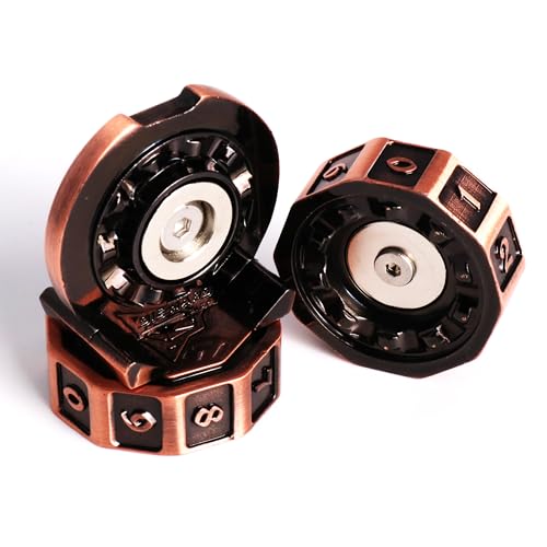 LifeLink V2 Life Counter Wheel for MTG Magic - Heavy Metal - Battleworn Copper Style by Die Hard Dice - color: Copper
