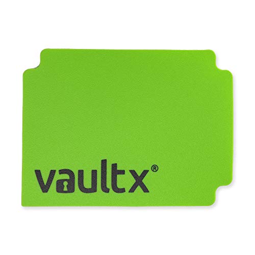 Vault X Large Standard Deck Box with 150 Black Sleeves, fits 100+ Sleeved Trading Cards (Green) - color: Green