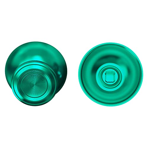 eXtremeRate Custom Green Metal Thumbsticks for PS5 Controller, Replacement Aluminum Analog Stick Joystick for PS4 Controller - color: Green