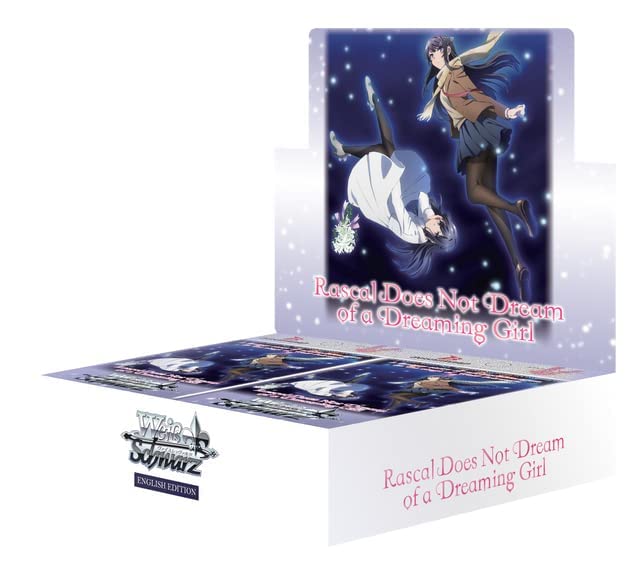 Weiss Schwarz Booster Box 16 Packs - 9 Cards per Pack - Rascal Does Not Dream of a Dreaming Girl