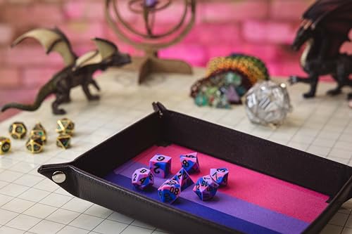 FanRoll Pride Dice Tray – Bisexual - color: Bisexual