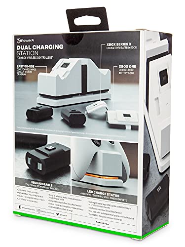 PowerA Dual Charging Station for Xbox Series X|S - White - color: White, style: Dual Charge