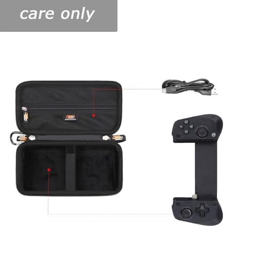 Legestori Hard Carrying Case for GameSir X5s/X5 Lite Mobile Gaming Controller, Portable Travel Phone Controller Shockproof Organizer (Case Only)