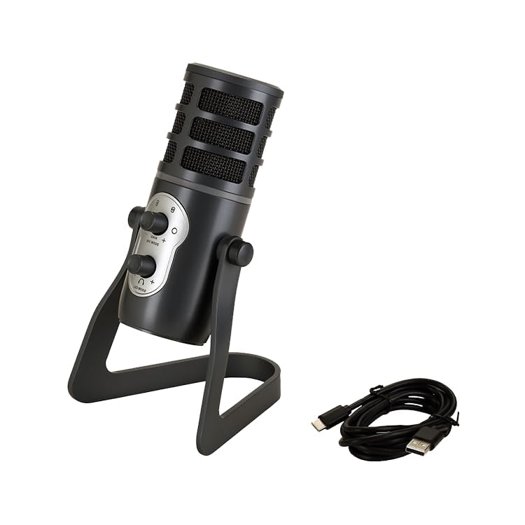 USB CONDENSER MIC WITH RGB EFFECTS FOR GAMING
