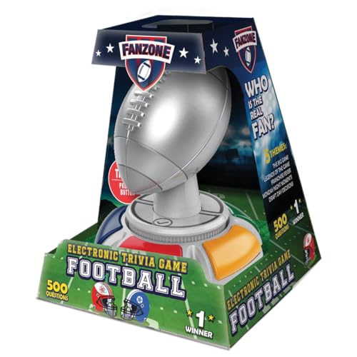 Ultra Pro Fanzone Football Trivia Game - WHO is The Real Fan? Family Party Game Night, Sports Quiz Challenge, Electronic Buzzer, Scoremaster, Gift for Football Fans