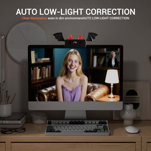 Diccik 1080P Webcam with Microphone, Full HD Web Camera for Desktop Computer and Laptop USB Computer Camera for PC Pro Streaming Webcam for Zoom/Skype/Teams, Plug and Play PC for Windows &Mac