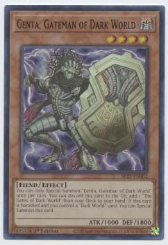 Genta, Gateman of Dark World - SR13-EN002 - Super Rare - 1st Edition
