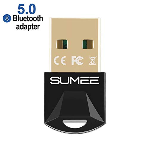 USB Bluetooth 5.0 Adapter Dongle,Wireless Bluetooth Transmitter Receiver for PC Laptop Computer Desktop Stereo Music Skype Call Keyboard Mouse Support All Windows 10/8 / 8.1/7 - style: BT5.0