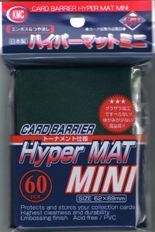 KMC 60 Hyper Mat Green Small Mini Size Sleeves - Japanese Size - Yu-Gi-Oh