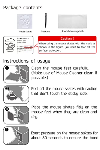 HOTLINEGAMES 2Sets 3.0 Plus Rounded Curved Edges Mouse Feet Skates Compatible with Logitech G Pro X Superlight Wireless Gaming Mouse feet Replacement (0.8mm, Smooth, PTFE) Pro Performance Upgrade - color: For G PRO X Superlight