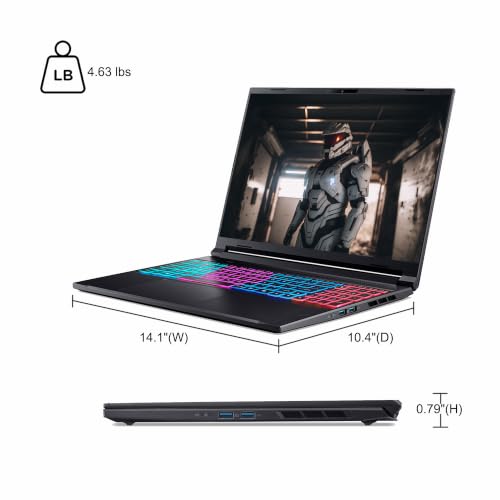 iCarp Customized Laptop Made with Acer Nitro V 16S Gaming AI Laptop 16" WUXGA 180Hz AMD 8-core Ryzen 7 260 (>i7-13700H) 16GB/32GB/64GB RAM 512GB/1TB/2TB/4TB SSD GeForce RTX 5060 572 TOPS Backlit Win11 - style: Ryzen 7 260 + RTX 5060