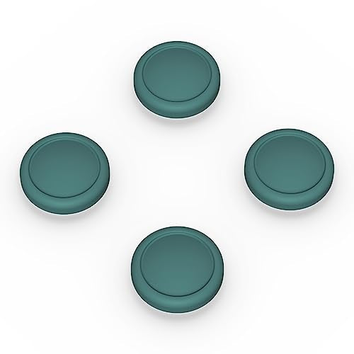 eXtremeRate PlayVital Switch Joystick Caps, Thumbstick Caps, Silicone Analog Cover for Switch Lite & OLED Joycon Thumb Grips - Hunter Green - color: Hunter Green