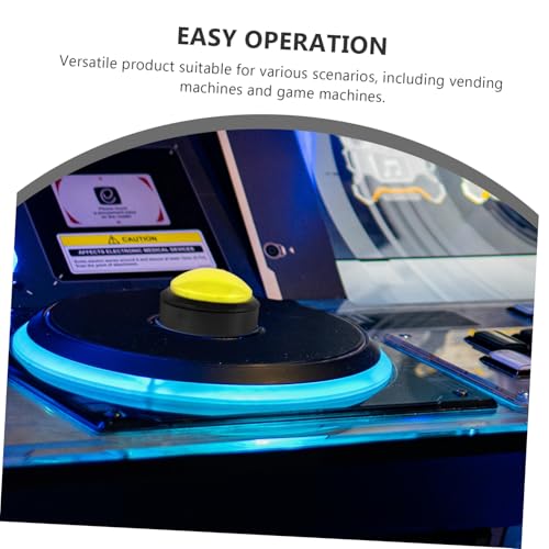 Cabilock Illuminated Button Push Button Start Lever Game Machine Replacement Arcade Push Cover