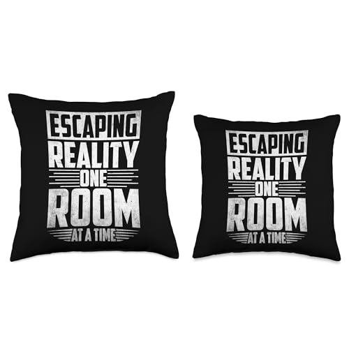Escape Room Game Exit Game Escape Room Master Exit Game Throw Pillow - size: 18x18