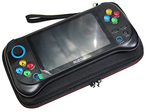 Maoershan Protable Hard Travel Carrying Case For X9 Preloaded RG552 RG351 RGB10 Handheld Game Console 5/5.1 inch Retro Handheld Android System Video Games Consoles(Only Case)
