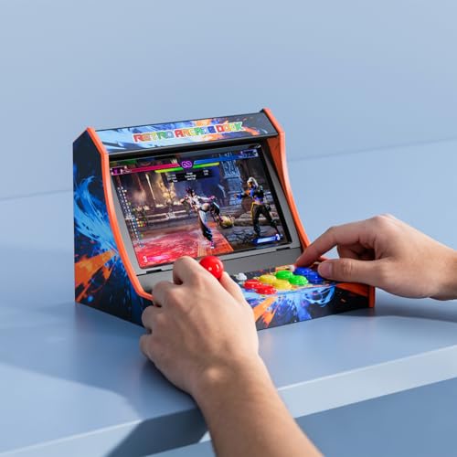 Switch Arcade Stick for Switch and Switch 2 Console, Retro Arcade Machine with Screenshot Button (Screen Not Included)