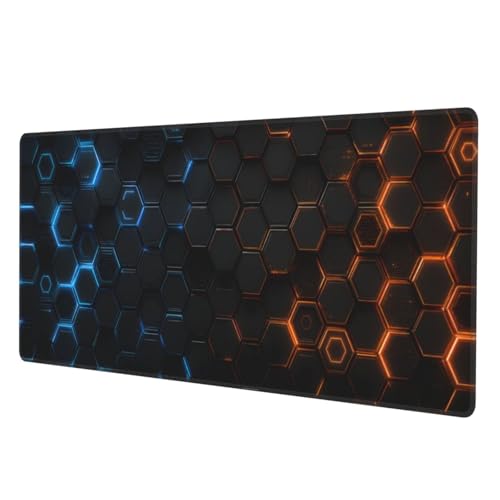 Extended Gaming Mouse Pad, Large Mouse Mat, XL Desk Pad for Keyboard and Mouse, Non-Slip Rubber Base & Stitched Edges for Gamer Office 31.5x11.8 in - color: 8