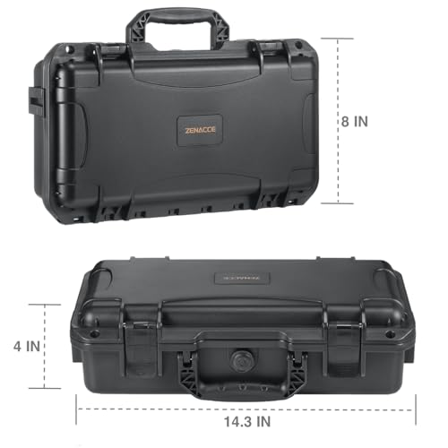 ZENACCE Hard Carrying Case for PS Portal Remote Player | Waterproof Travel Bag for Playstation Portal Handheld Console and Accessories