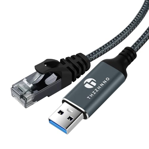 USB to Ethernet Cable 10FT, USB 3.0 A to RJ45 Male Cable Directly Connected Gigabit LAN Network, Compatible with Laptop, PC, MacBook, Switch, Windows 10/11, macOS, Linux - size: 10FT, style: USB A to Ethernet